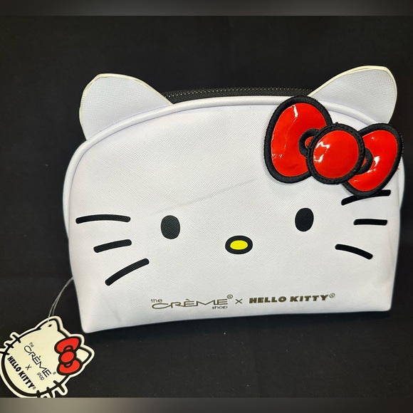 Crème Shop x Hello Kitty Dome Makeup Travel Pouch Gift Bundle - Picture 3 of 7
